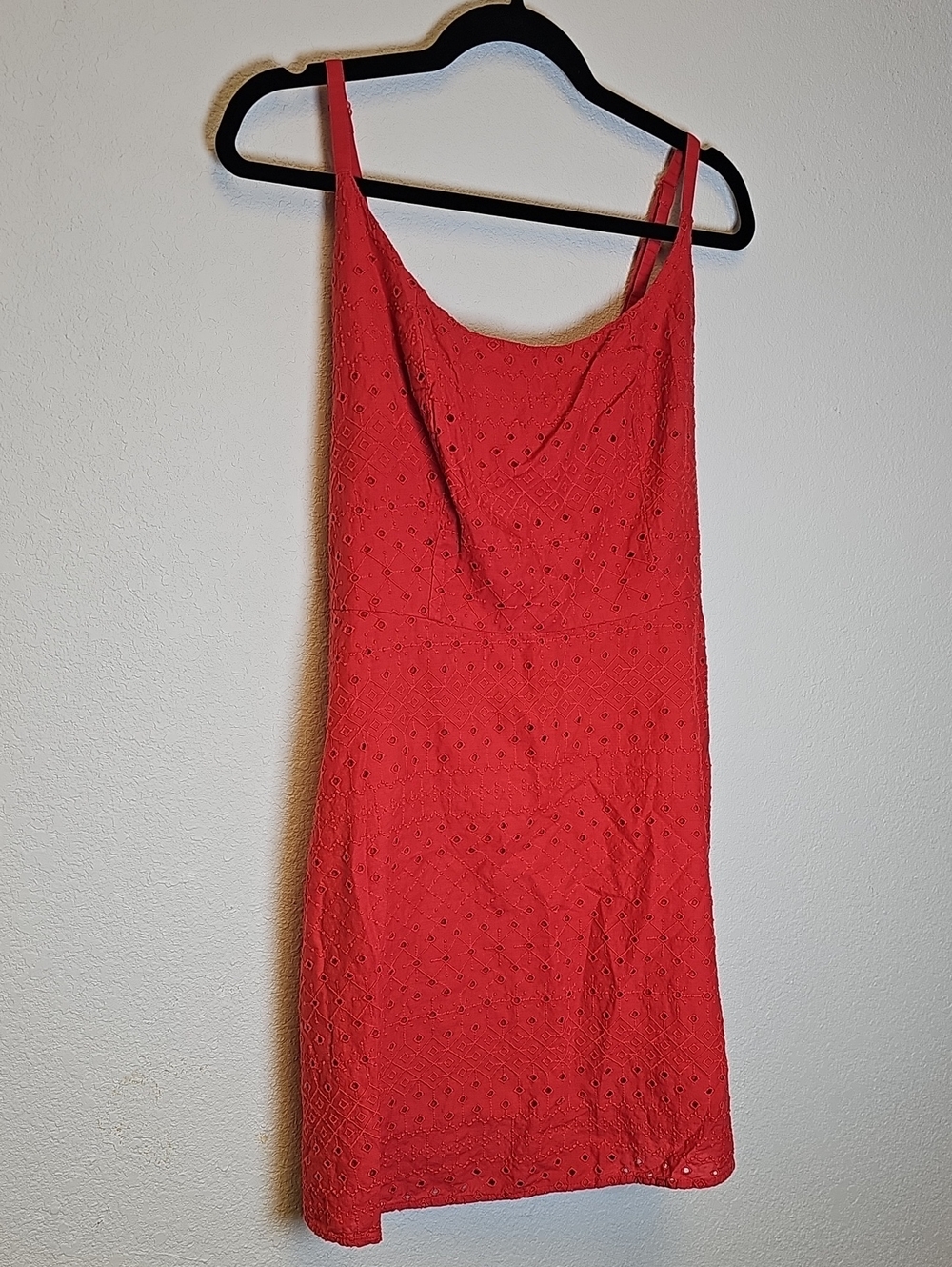 Old Navy 2XL Coral Red Eyelet Sundress Strappy Tank